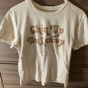 Roolee chin up buttercup tee